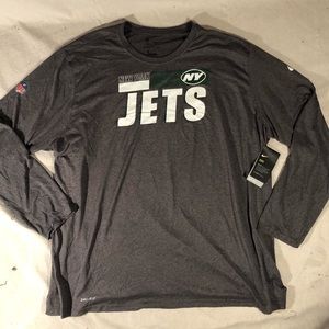 Mens Nike New York Jets Long Sleeve TeeShirt